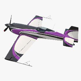3D Aerobatic Monoplane Aircraft Rigged model